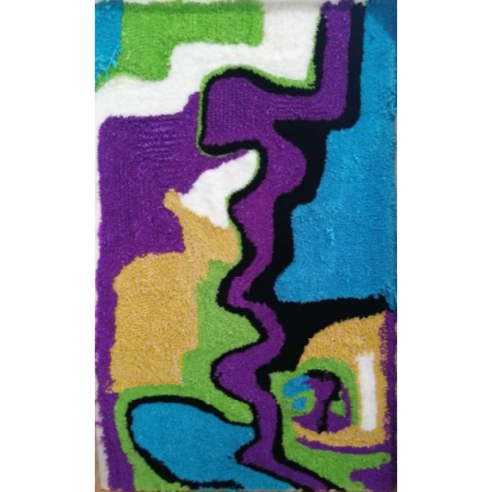 Handmade Wall Hanging Rug | Hippy-Mod Rug | Artisans Boutique