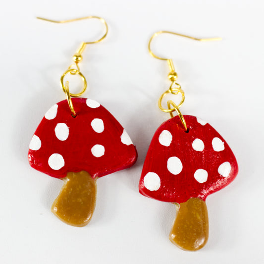 Cute Mushroom Earrings | Mushroom Earrings | Artisans Boutique