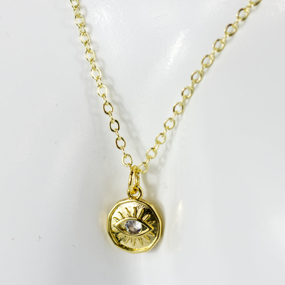 Evil Eye Jewelry | thread earrings and necklace | Artisans Boutique