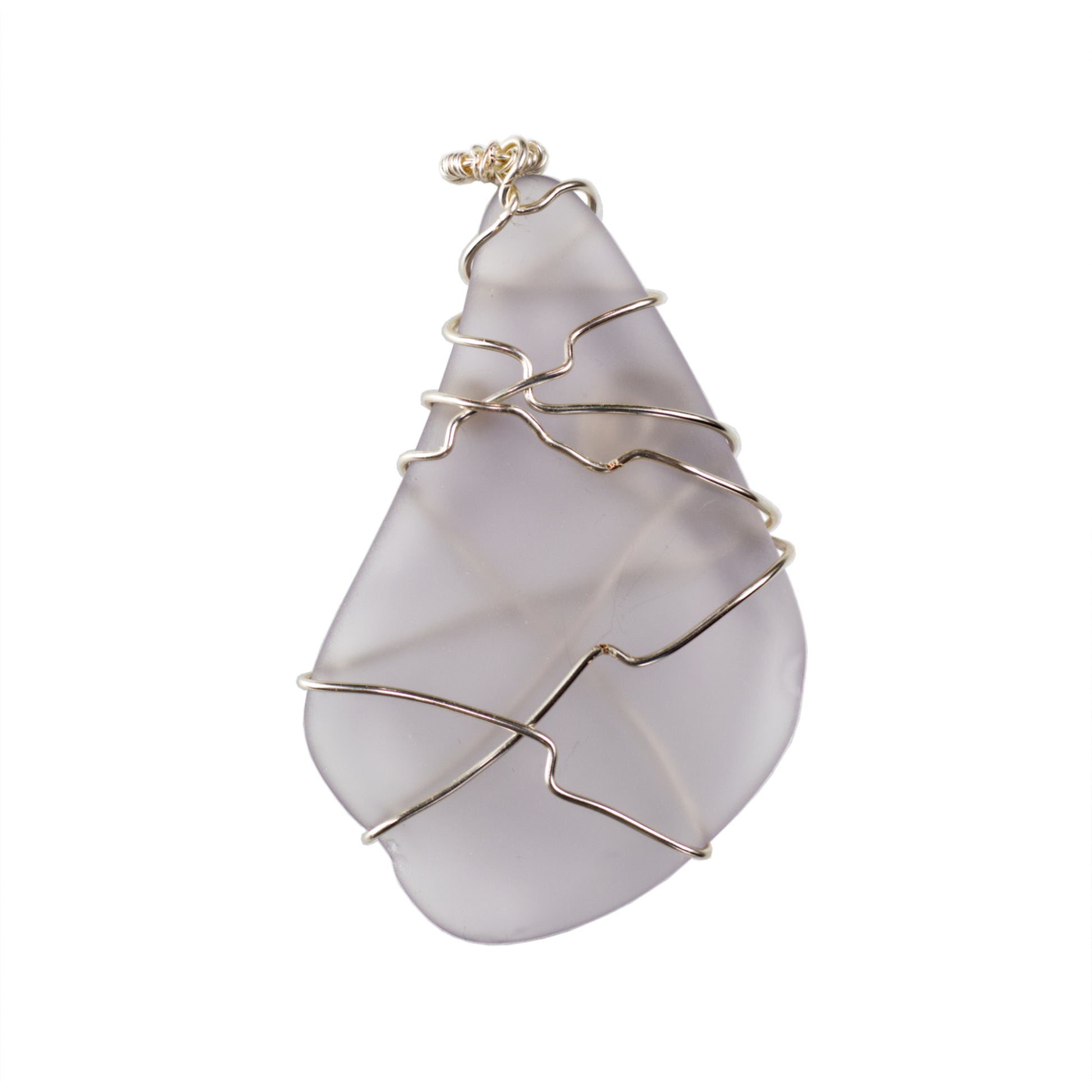 Artisan Sea Glass Pendant Necklace | Sea Glass Art | Artisans Boutique