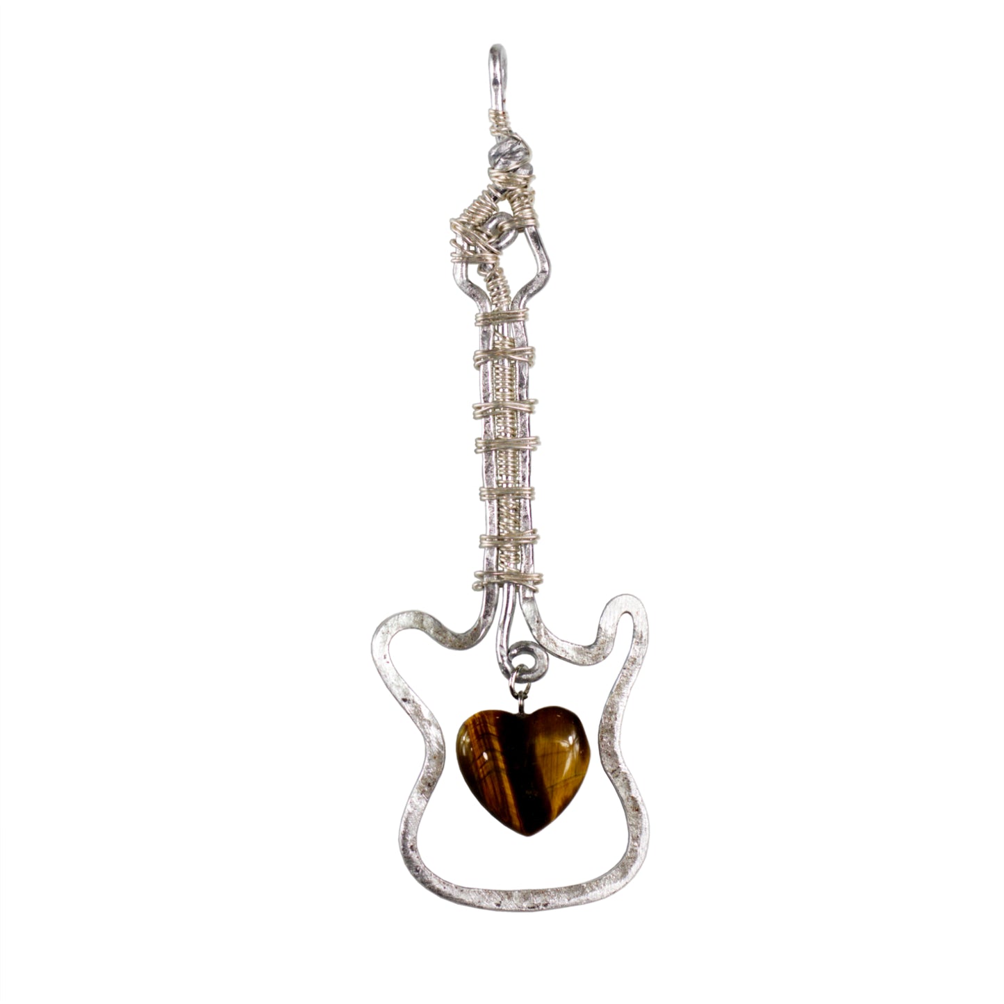 Heart Shape Pendant Keychain | Guitar Pendant | Artisans Boutique