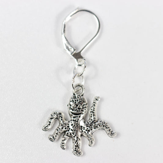 Silver Octopus Earrings | Octopus Earrings #3 | Artisans Boutique