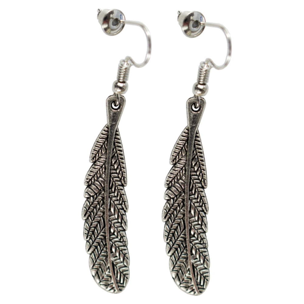 Feather Shaped Earrings | Feather Earrings | Artisans Boutique