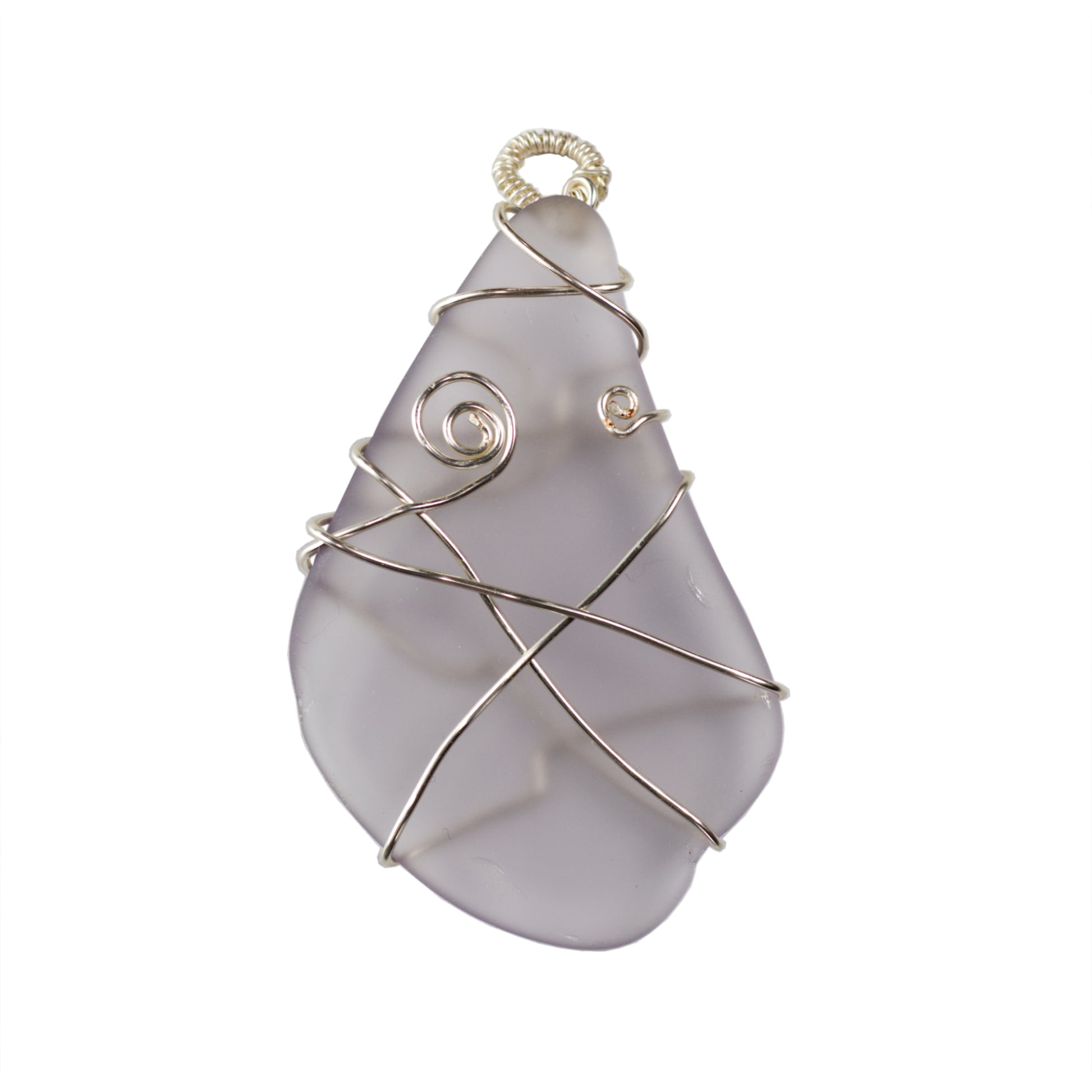 Artisan Sea Glass Pendant Necklace | Sea Glass Art | Artisans Boutique
