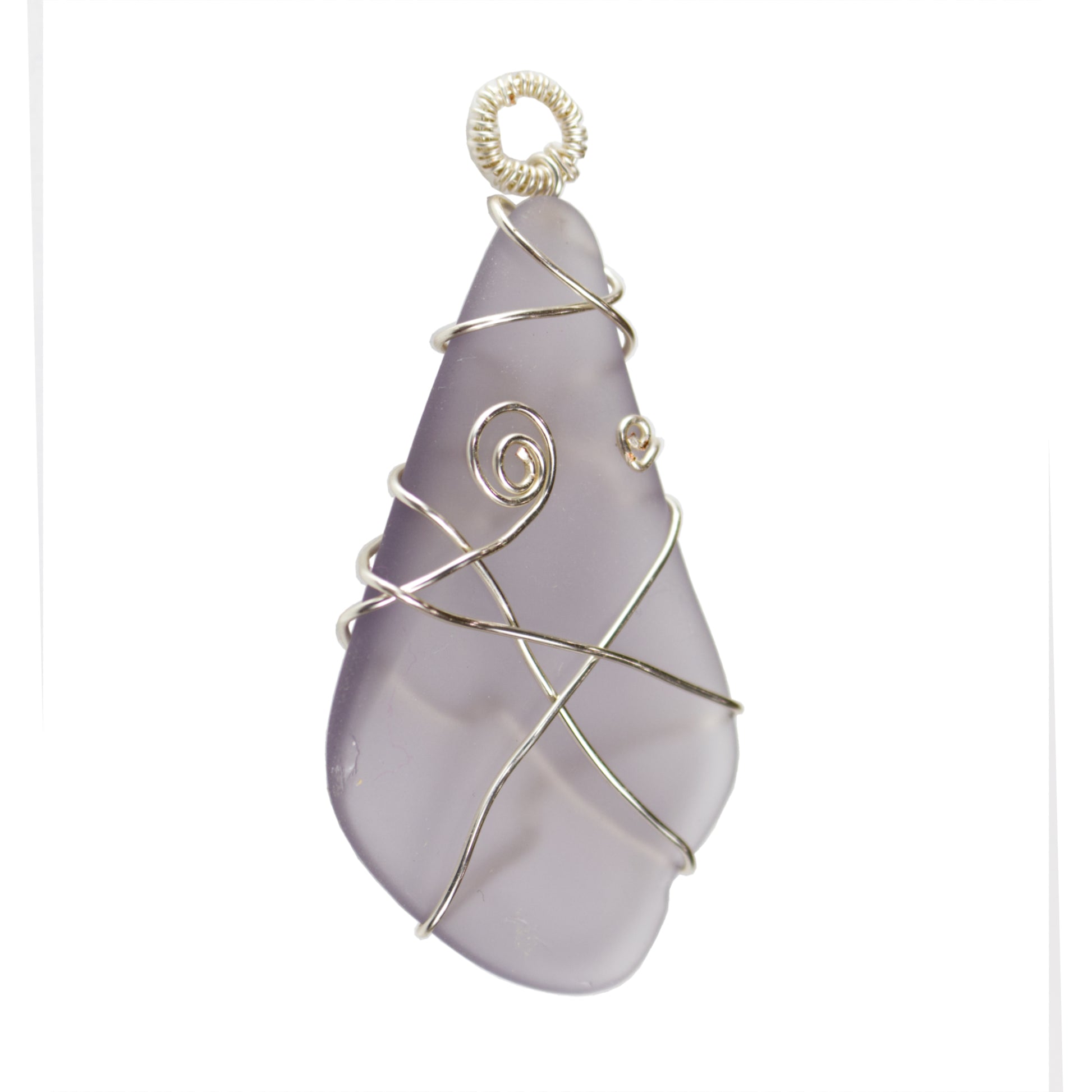 Artisan Sea Glass Pendant Necklace | Sea Glass Art | Artisans Boutique