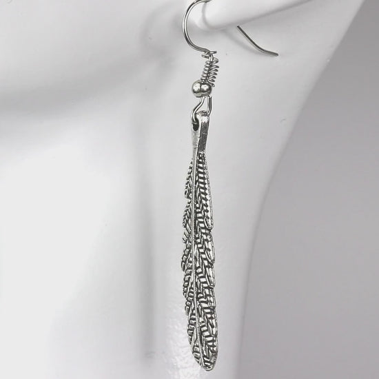 Feather Shaped Earrings | Feather Earrings | Artisans Boutique