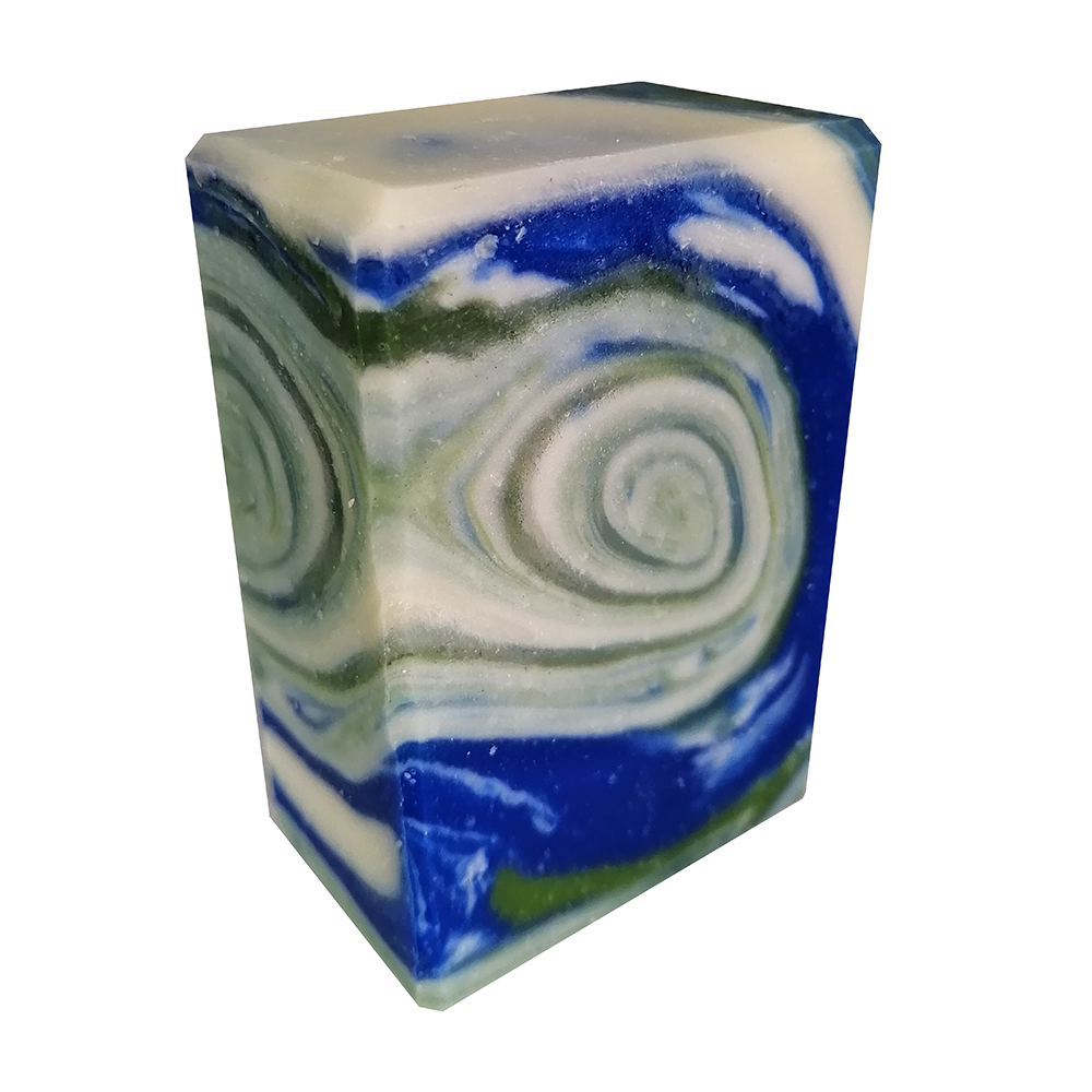 Double Mint Swirl Bar Soap | Handmade Artisan Soap | Artisans Boutique