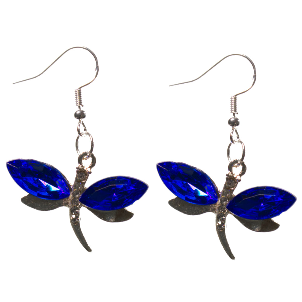 Blue Dragonfly Earrings | Dragonfly Earrings  Blue | Artisans Boutique